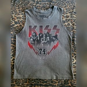 KISS Band Sleeveless Tank Top Medium